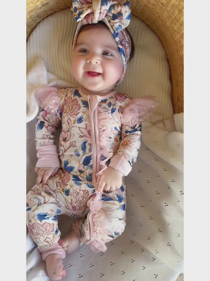 Something Blue Onesie - Porcelain
