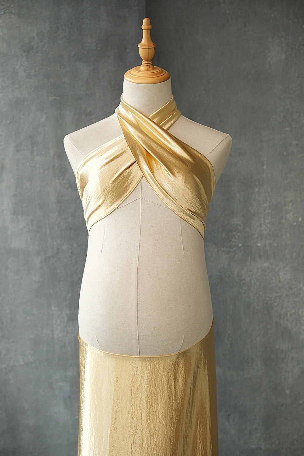 Satin Fabric with Boob Wrap Bundle
