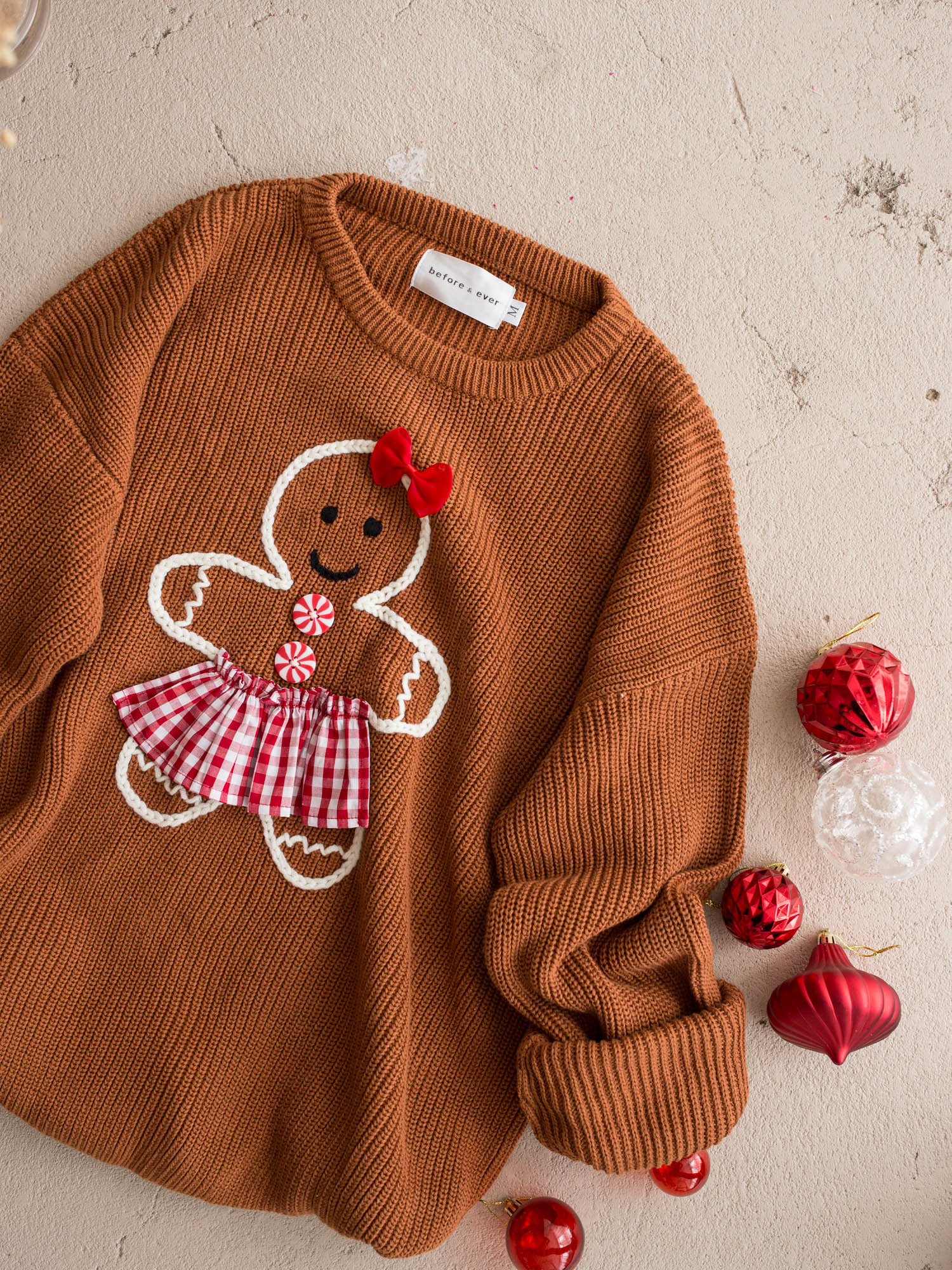 Gingerbread Sweater for Mama
